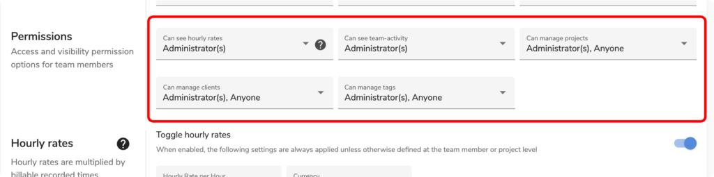 Permissions
