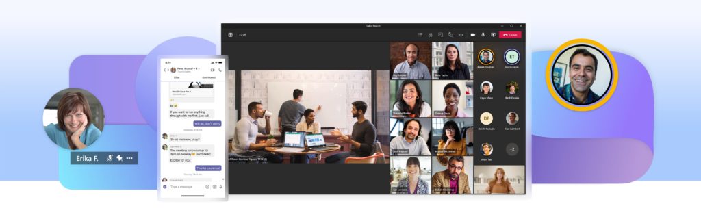 remote work through Microsoft Teams