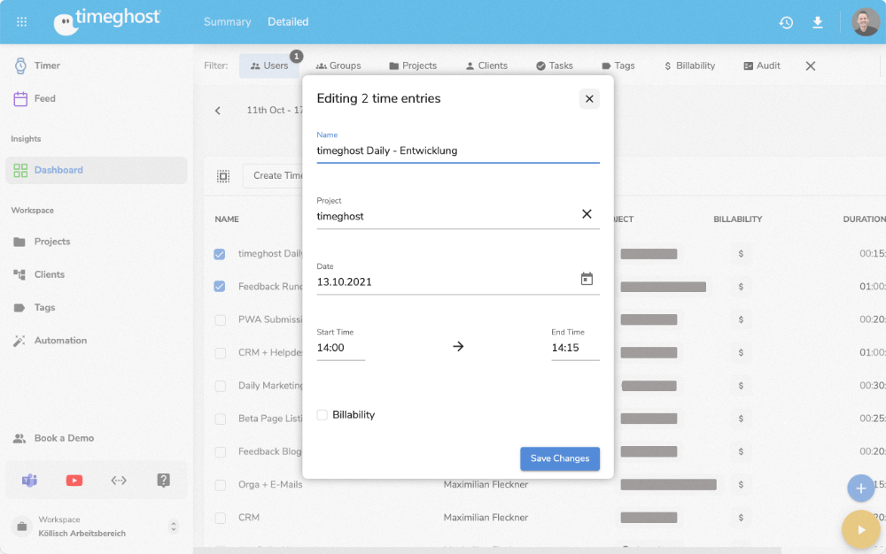 Bulk Edit Feature