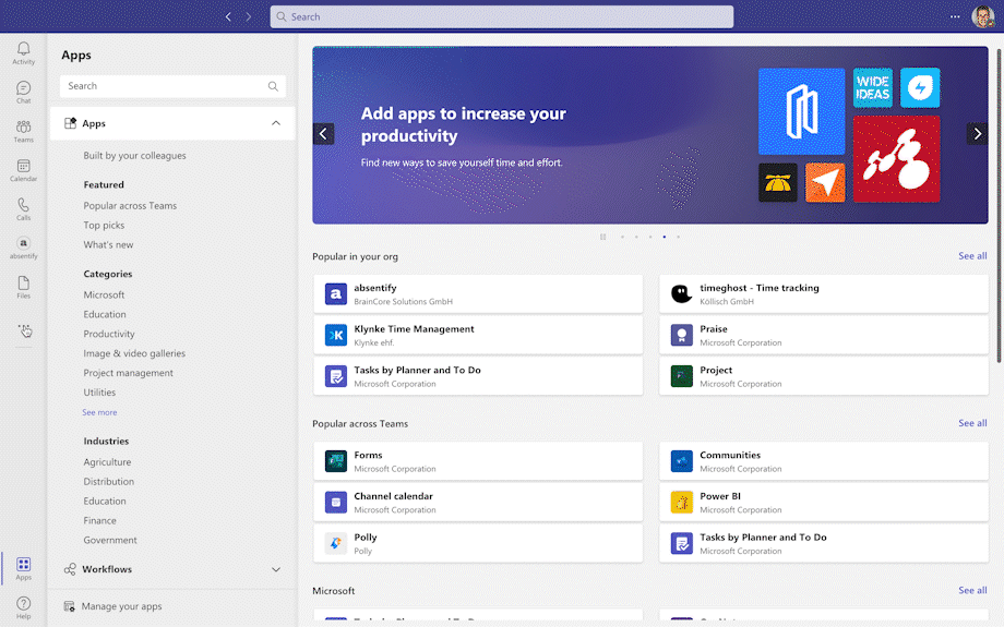 timeghost in Microsoft Teams