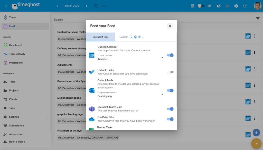 timeghost Feed-your-Feed