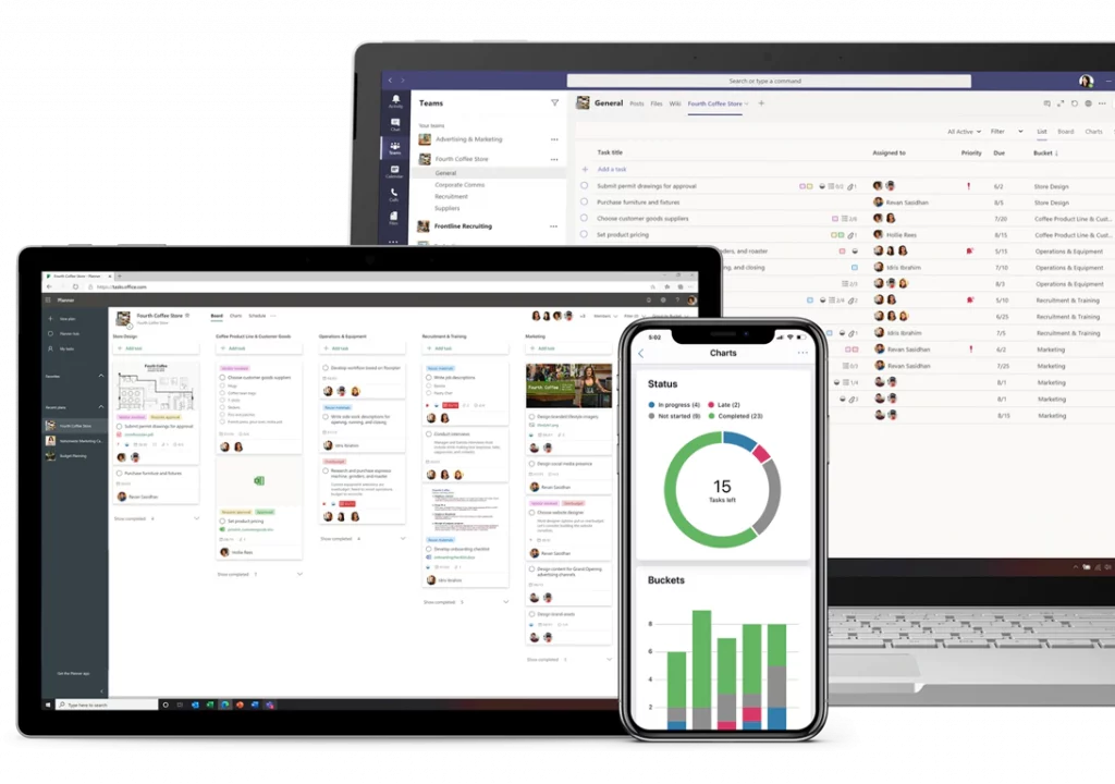 Project management Microsoft Planner