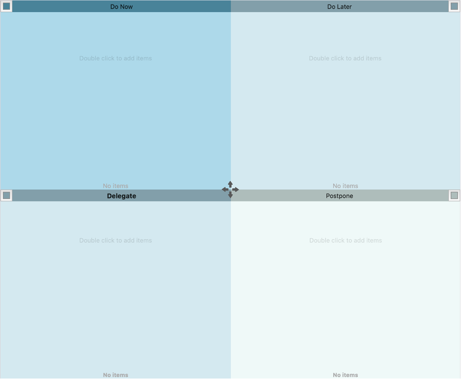 Priority Matrix - Eisenhower-principle