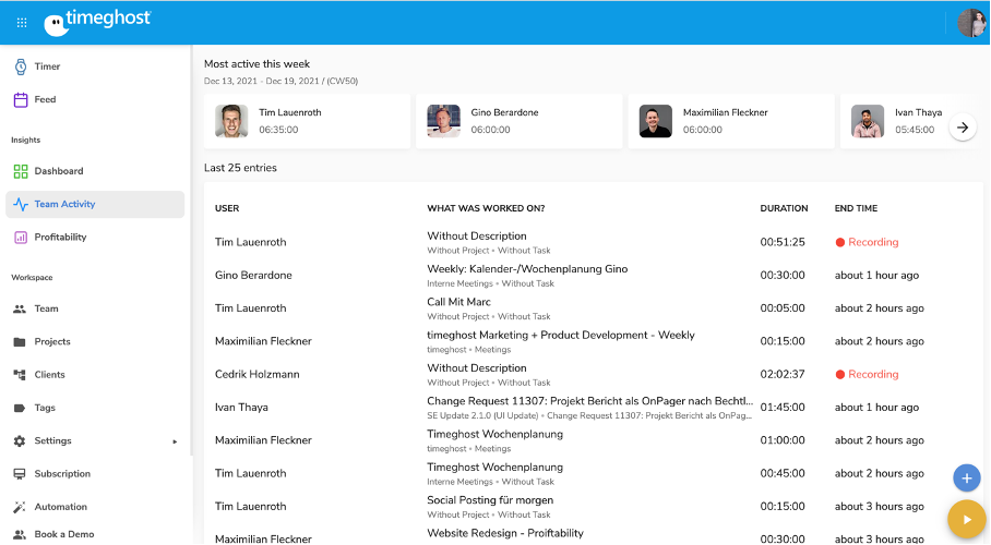 team activity for project managers