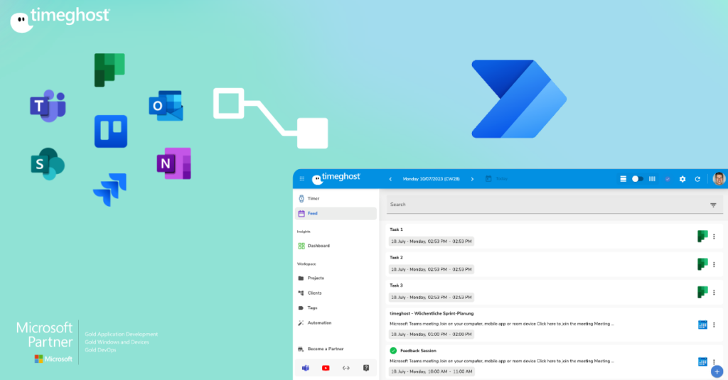 Die 5 meistgenutzten Microsoft Power Automate Flows in timeghost